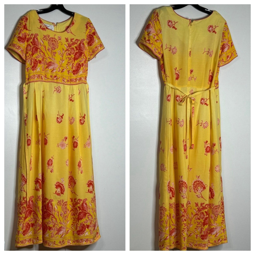 Vintage Sarah Elizabeth Floral Maxi Dress